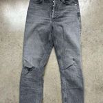 Citizens of Humanity  faded black Jolene slim straight jeans secret wash size 24 Photo 1