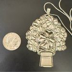 Vintage REED & BARTON Sterling Silver Clover Good Luck Whistle Pendant Necklace Photo 4