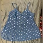 Torrid Cherished Ditsy Floral Blue Horizon Fit and Flare Cami Photo 4