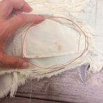 AGOLDE Parker Vintage Cut Off Distressed Button Fly Blanche White Blue Jean 27 Photo 9