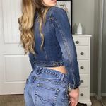 Refuge  Blue mini denim jacket Photo 3