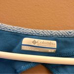 Columbia  Keyhole Cotton Cutout Back Tank Top Blue Medium‎ Photo 2