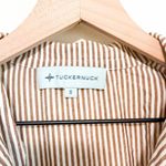 Tuckernuck Royal Shirtdress in Brown Stripe Size S Photo 3