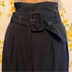 DO+BE Women's pleated front Black Belted trousers size L Photo 5