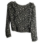 Cropped daisy blouse Black Size L Photo 0