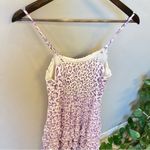 Rococo Sand Avana Midi ruffled corset dress, high low hem, leopard print, sz M White Size M Photo 7