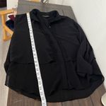 Banana Republic  Button Down Sheer Black Long Sleeve Blouse Size Medium Photo 6