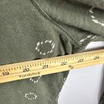 Sonoma  Button Shirt XXL Green‎ Cotton Ikat Print Utility Pockets Casual Boho Photo 4