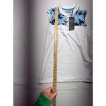 Callaway  Womens Golf Polo Shirt Sleeveless Floral Print White Blue XL Photo 1