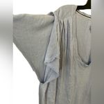 Pilcro  Blue Short Split Sleeve Top NWOT Photo 2