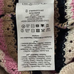 VERO MODA Halter Top Striped Crochet Pink Beige Black Festival Casual Medium Photo 7