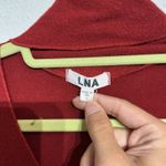LNA  Merlot Brushed Detached Turtleneck Top Sz S Photo 4