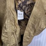 St. John  Sport SoCa Gold Lamb Leather Jacket Women’s Size Medium Photo 5