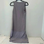 Athleta NWOT ‎ Ribbed Fit & Flare Midi Dress in Lavender Gray, Sz Small, Athletic Photo 4
