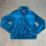 Lilly Pulitzer Skipper Sherpa Popover Valencia Teal XS Photo 1