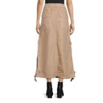 Current/Elliott Current Elliott The Article A line Cargo MIDI Skirt Sz 26 Linen Blend Lagenlook Photo 1