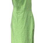Whistles Green Sleeveless One Shoulder Open Back Midi A Photo 0