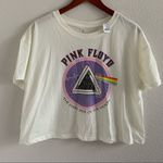 Pink Floyd NWT Band Graphic Crop White Cream Large Photo 0