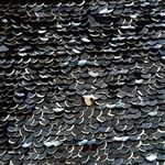 Bishop and Young Gold/Black Sequin Mini Skirt Size M Photo 5