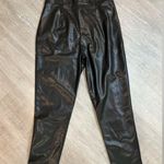 Nasty Gal NWT! Women’s Split Front Faux Leather Pants Size 10 Photo 6