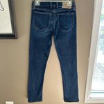 Tularosa  Two-Tone Blue Flare Jeans Photo 6