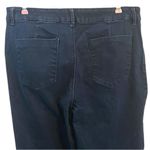 Chico's  Trouser Wide Leg Jeans Pants Size 2 Large 12 Dark Wash Photo 9