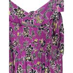 Loft Ann Taylor Hibiscus Ruffle Midi Halter Dress Women's Size 4 Photo 7