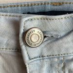 Aeropostale Light Wash High Waisted Midi Shorts Photo 9