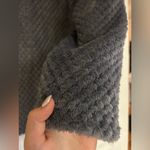 Cuddl Duds  Charcoal Teddy Jacket Photo 3
