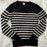 Never Worn: Cielo black & white striped crew neck sweater Size M Photo 1