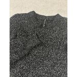 Athleta  Sierra Crew Sweater Womens XS‎ Black Marl Wool Blend Long Sleeve EUC Photo 1