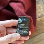 Lafayette 148  Cashmere Burgundy Mockneck Sweater Short Sleeve S Photo 4