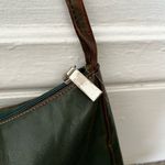 Hobo international dark Green Leather roomy Shoulder Bag w/flaws stains Photo 3