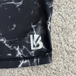 Buffbunny  Black Marble High Neck Crop Photo 1