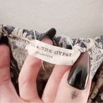 Spell & The Gypsy Amethyst Bra Free People Exclusive Floral Horse Print Tie Top Purple Photo 3