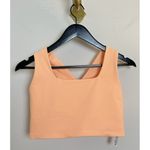 FREE PEOPLE Movement Win Win Racerback Bra in Neon Clementine Size Large Orange Photo 1