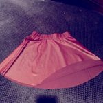 Burgundy faux leather skirt Red Photo 6