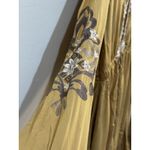 Savanna Jane Women's 1X Yellow Embroidered High Low Flare Sleeve Dress Boho Photo 5