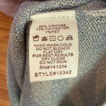 Hem & Thread B41— gold silver tiger stripe knit tank top size large ￼ Photo 4