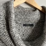 THML  gray relaxed fit color-block two tones cozy cowl neck sweater Photo 1