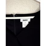 DKNY  Black Ruffle Wrap Dress Long Sleeve Party Cocktail Women's Photo 2