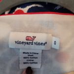 Vineyard Vines Red, White, and Blue Whale Tail Tile Embroidered Dress Photo 5