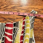 Doncaster 100% Silk Sleeveless Yellow/Red/Green/White Top See measurements Photo 6