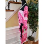 NY & Company Pink and Black tie Work Dress Photo 1