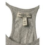 Vintage Abercrombie & Fitch Y2K XS Gray Racerback Tank Top Pintuck Ladies XS Top Photo 3