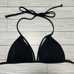 Victoria's Secret  PINK Swim Bikini Triangle Top Reversible Black Neon Coral Photo 2