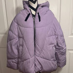 Free People Lavender Hailey Hooded Puffer Jacket with Hood Photo 0