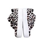 GOATS Sneakers Size 6.5 Cheetah Print Pink Black Platform Lace Up Shoes Photo 5