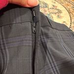 Banana Republic  Ryan Plaid Navy Blue Trouser Washable Italian Wool Pants 8 Photo 8