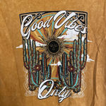Cold Crush  Mustard Yellow Graphic Tshirt Size Small Photo 2